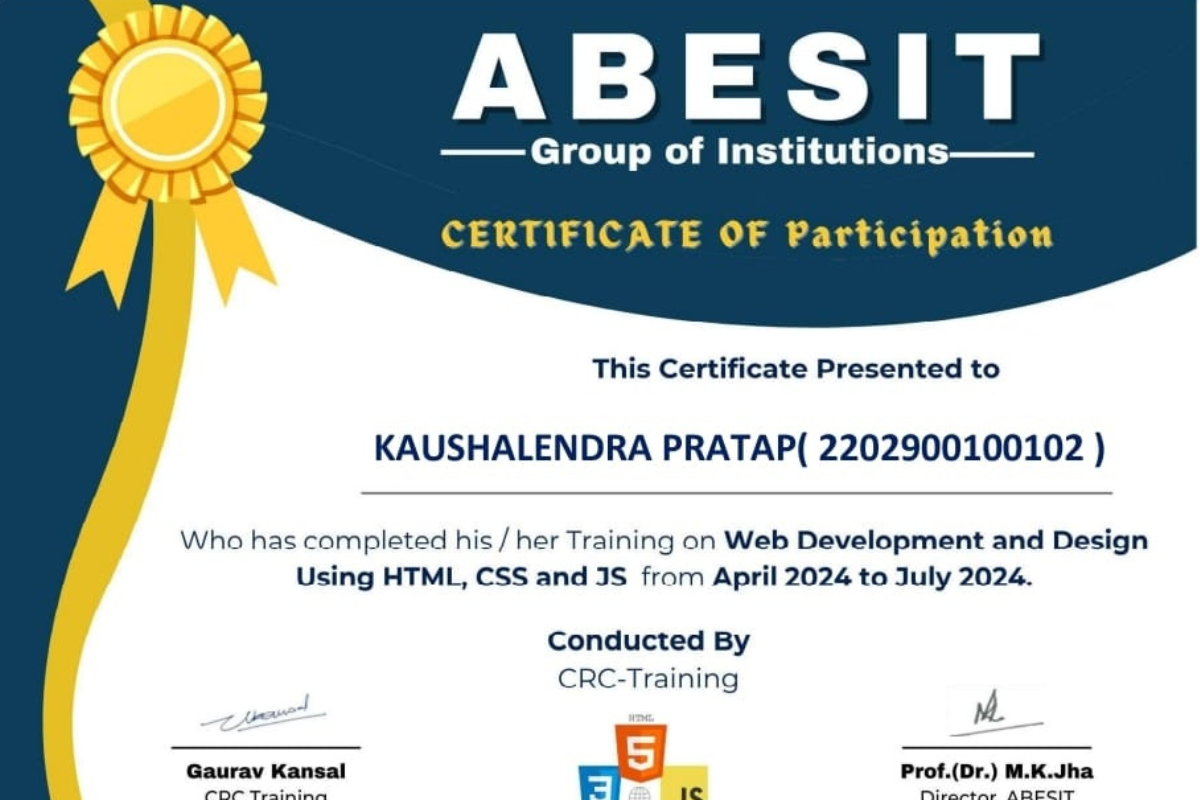 Web Development and Design