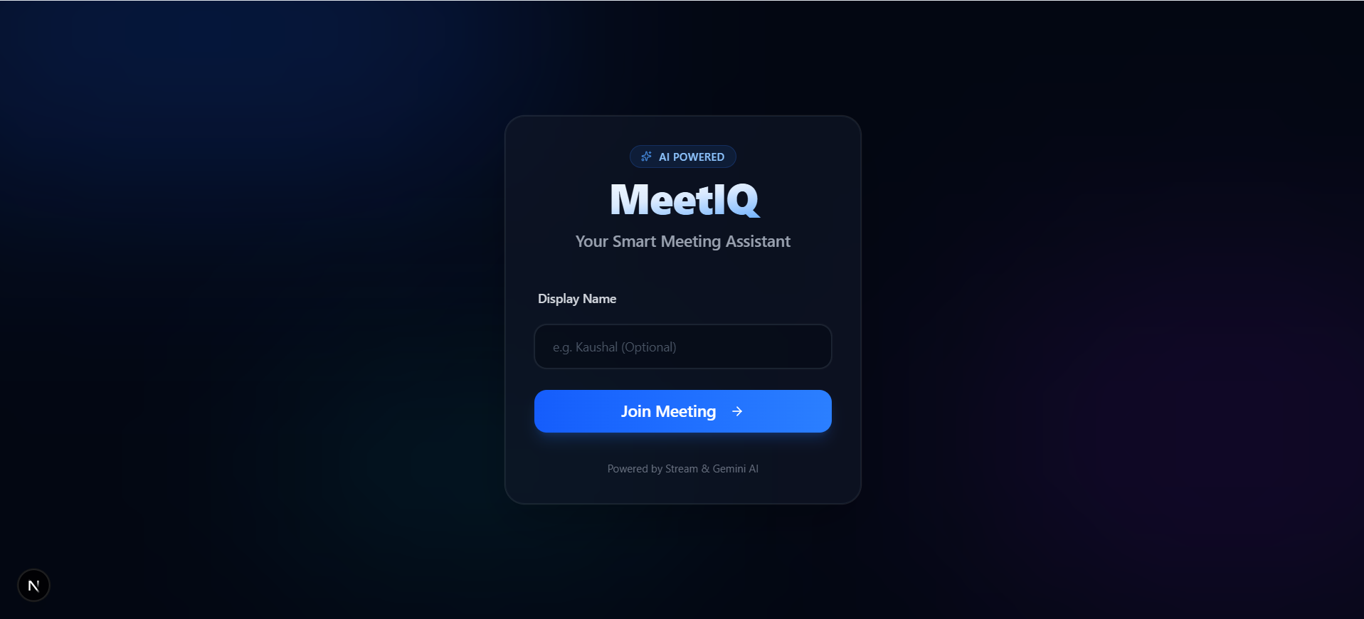 MeetIQ - AI Powered Smart Meeting Assistant